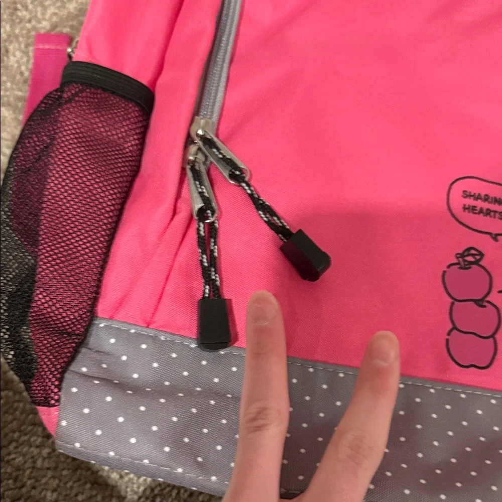 Hello Kitty‎ Sanrio Collectors Item Backpack Hot Pink with Grey Details